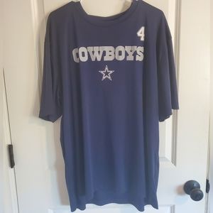 Men's NFL Dallas Cowboys Dak Prescott T-Shirt Size 2XL